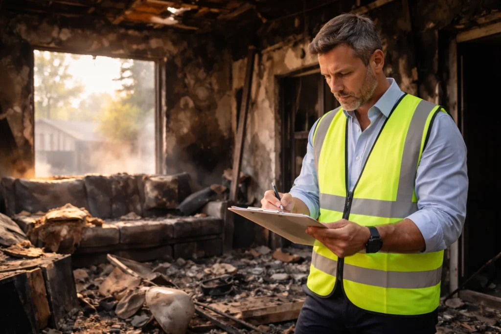 Inside the Fire Insurance Adjuster Process