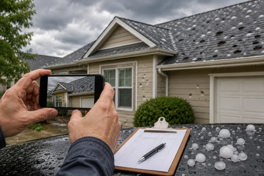 Document Hail Damage for an Insurance Claim 5