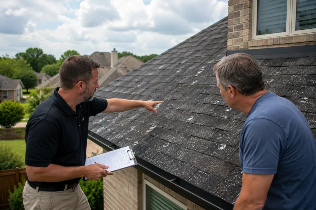 Hail Damage Roof Insurance Claim 7
